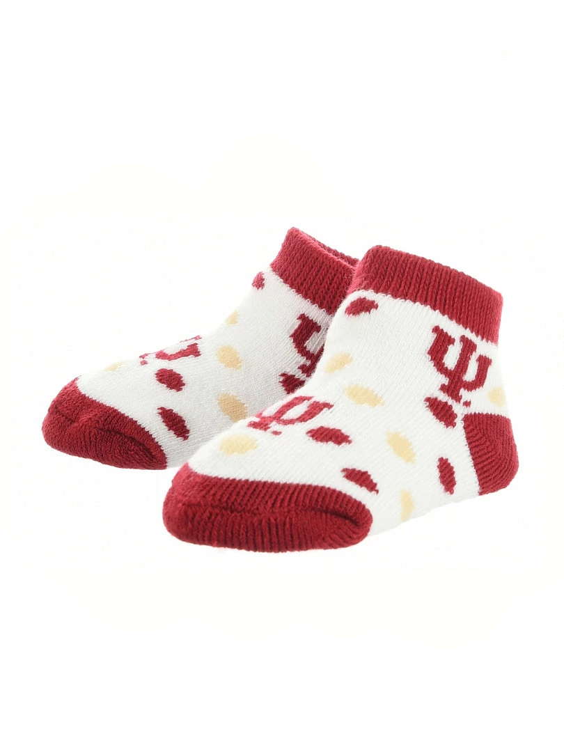 New ๐ TCK Indiana Hoosiers Toddler ๐งฆ Socks Low Cut Little Fan ๐ 2 TCK Indiana Hoosiers Toddler Socks Low Cut Little Fan