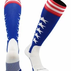 Outlet ๐ฏ MadSportsStuff USA Flag โพ Baseball Patriotic Stirrups ๐งฆ Socks With Stars And Stripes ๐ 14 MadSportsStuff USA Flag Baseball Patriotic Stirrups Socks With Stars And Stripes
