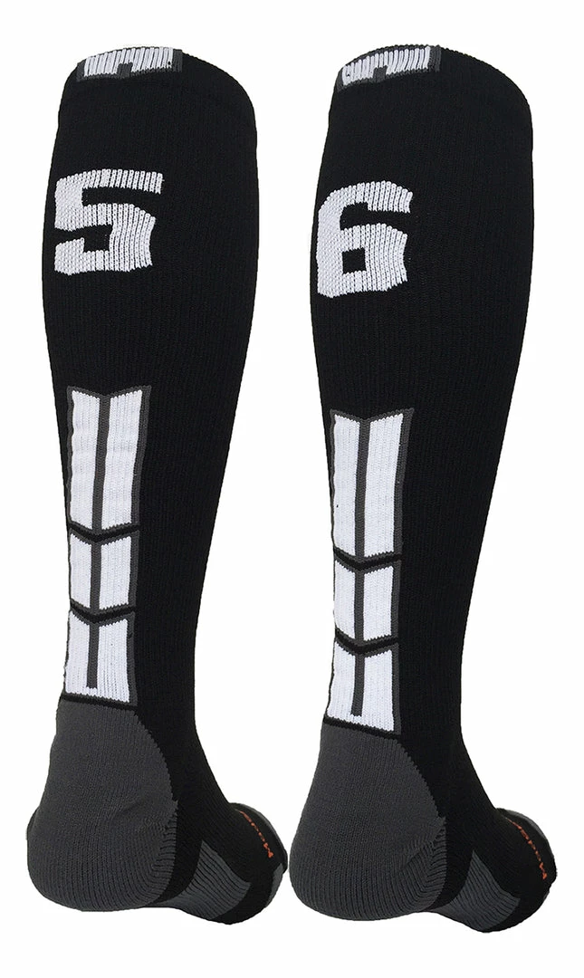 Outlet โ MadSportsStuff ๐ฅ Softball ๐งฆ Socks Black Player ID Custom Number Over The Calf ๐งฆ Socks For ๐ฅ Softball โพ Baseball Football Boys And ๐ง Girls ๐ 24 MadSportsStuff Softball Socks Black Player ID Custom Number Over The Calf Socks For Softball Baseball Football Boys And Girls