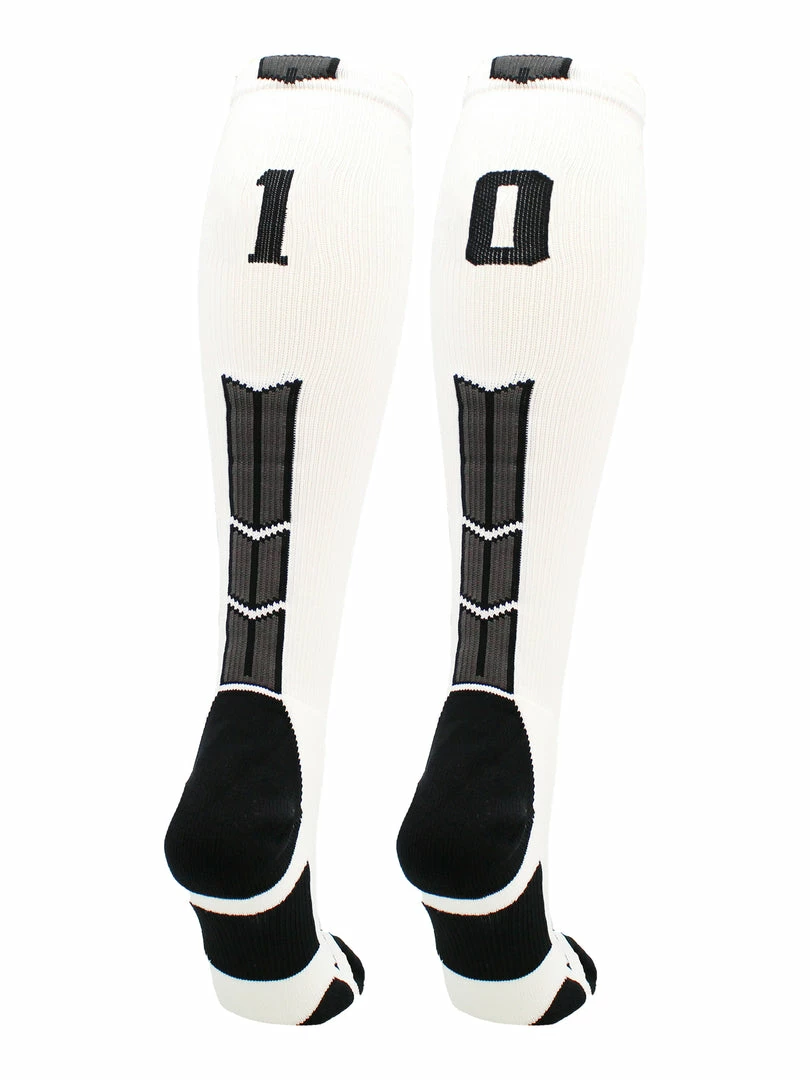 Best Sale โจ MadSportsStuff ๐ฅ Softball ๐งฆ Socks White Player ID Custom Number Over The Calf ๐งฆ Socks For ๐ฅ Softball โพ Baseball Football Boys And ๐ง Girls ๐งจ 68 MadSportsStuff Softball Socks White Player ID Custom Number Over The Calf Socks For Softball Baseball Football Boys And Girls