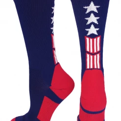 Cheap 🔥 MadSportsStuff ⚾ Baseball 🧦 Socks Patriot USA Flag Stars And Stripes Athletic Crew 🧦 Socks (multiple Colors) ✨ 10 MadSportsStuff Baseball Socks Patriot USA Flag Stars And Stripes Athletic Crew Socks (multiple Colors)