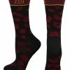 TCK All Schools Elon Phoenix Socks Womens Savage Crew Socks