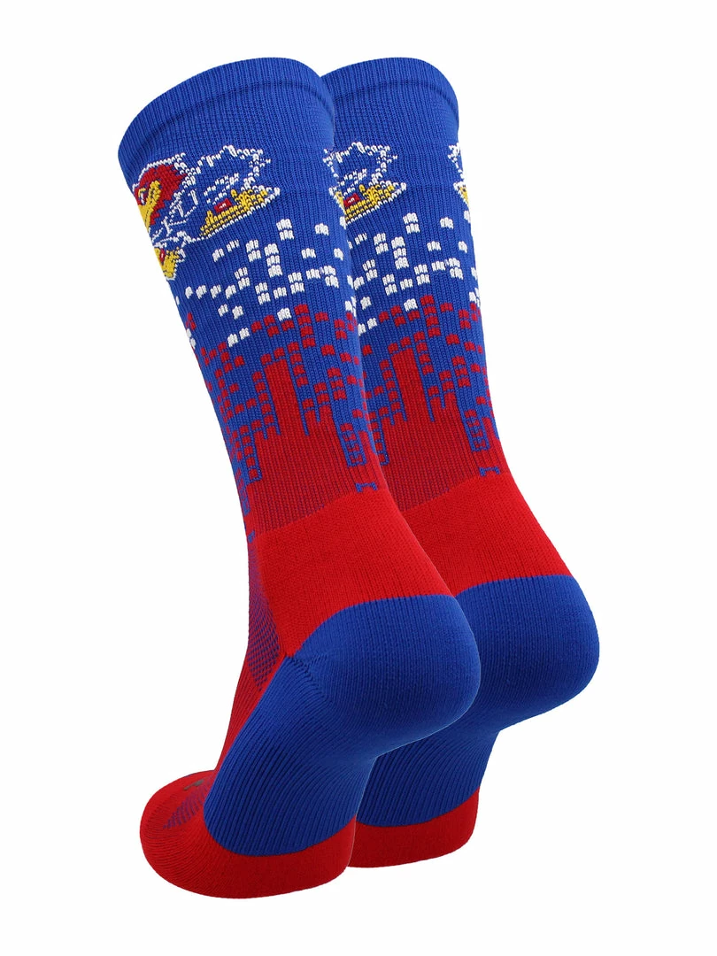 Flash Sale ๐ฏ TCK Kansas Jayhawks ๐งฆ Socks Downtown Crew ๐ 2 TCK Kansas Jayhawks Socks Downtown Crew