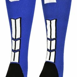 Brand new ๐ฅฐ MadSportsStuff Royal Player ID Custom Number Over The Calf ๐งฆ Socks For ๐ฅ Softball โพ Baseball Football Boys And ๐ง Girls ๐ 123 MadSportsStuff Royal Player ID Custom Number Over The Calf Socks For Softball Baseball Football Boys And Girls