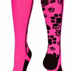 MadSportsStuff Softball Socks Crazy Socks With Paws Over The Calf (multiple Colors)