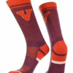 Discount ๐ฅ TCK Virginia Cavaliers ๐งฆ Socks Victory Parade Crew Length ๐ 5 TCK Virginia Cavaliers Socks Victory Parade Crew Length
