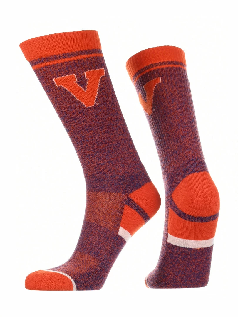 Discount ๐ฅ TCK Virginia Cavaliers ๐งฆ Socks Victory Parade Crew Length ๐ 2 TCK Virginia Cavaliers Socks Victory Parade Crew Length