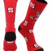 TCK NC State Wolfpack Socks North Carolina State University Wolfpack Mayhem Crew Socks