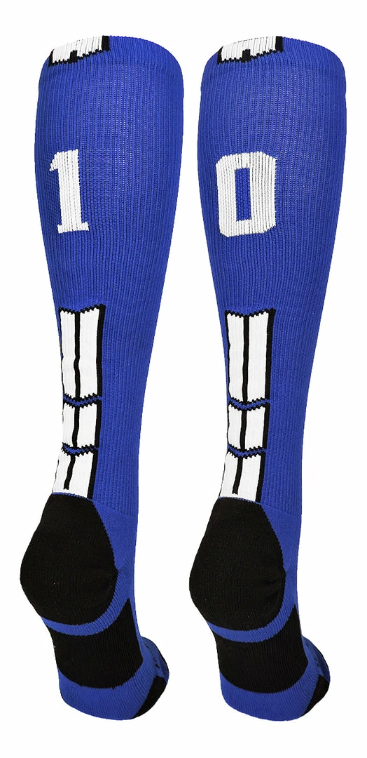 Best Sale ๐ MadSportsStuff โพ Baseball ๐งฆ Socks Royal Player ID Custom Number Over The Calf ๐งฆ Socks For ๐ฅ Softball โพ Baseball Football Boys And ๐ง Girls ๐ 69 MadSportsStuff Baseball Socks Royal Player ID Custom Number Over The Calf Socks For Softball Baseball Football Boys And Girls