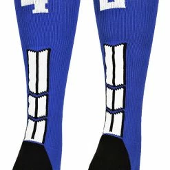 Brand new ๐ฅฐ MadSportsStuff Royal Player ID Custom Number Over The Calf ๐งฆ Socks For ๐ฅ Softball โพ Baseball Football Boys And ๐ง Girls ๐ 193 MadSportsStuff Royal Player ID Custom Number Over The Calf Socks For Softball Baseball Football Boys And Girls