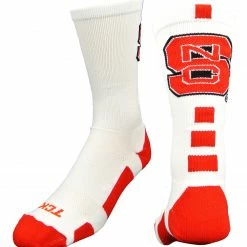 Best deal ๐ TCK Sports All Schools NC State Wolfpack ๐งฆ Socks Baseline Crew ๐ 5 TCK Sports All Schools NC State Wolfpack Socks Baseline Crew