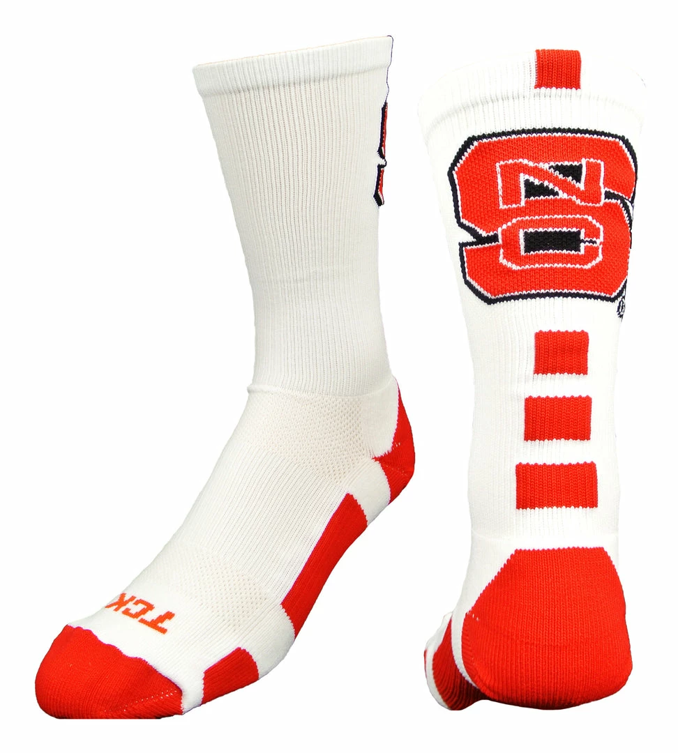 Best deal ๐ TCK Sports All Schools NC State Wolfpack ๐งฆ Socks Baseline Crew ๐ 3 TCK Sports All Schools NC State Wolfpack Socks Baseline Crew