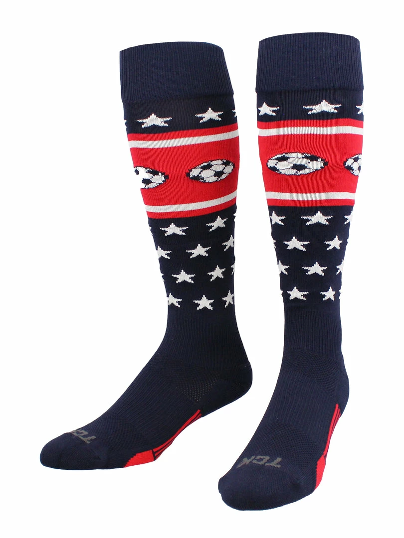 Discount โ๏ธ TCK Patriotic USA Soccer ๐งฆ Socks ๐ 1 TCK Patriotic USA Soccer Socks