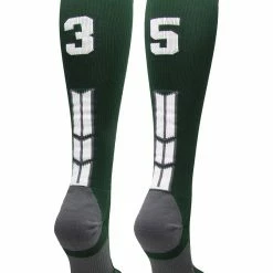 Best Pirce ๐ MadSportsStuff Dark Green Player ID Custom Number Over The Calf ๐งฆ Socks For ๐ฅ Softball โพ Baseball Football Boys And ๐ง Girls ๐ฅ Softball ๐งฆ Socks ๐คฉ 200 MadSportsStuff Dark Green Player ID Custom Number Over The Calf Socks For Softball Baseball Football Boys And Girls Softball Socks