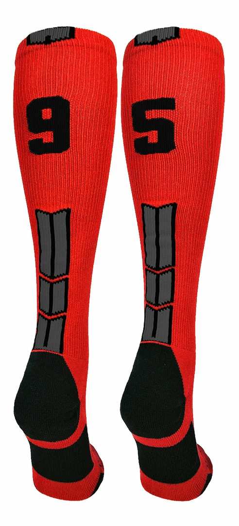 Wholesale π₯° MadSportsStuff βΎ Baseball 𧦠Socks Red And Black Player ID Custom Number Over The Calf 𧦠Socks For π₯ Softball βΎ Baseball Football Boys And π§ Girls π 35 MadSportsStuff Baseball Socks Red And Black Player ID Custom Number Over The Calf Socks For Softball Baseball Football Boys And Girls