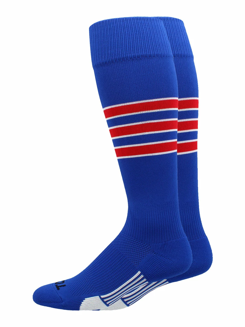 Cheap 𧨠MadSportsStuff Dugout 3 Stripe π₯ Softball 𧦠Socks (Multiple Colors) βοΈ 11 MadSportsStuff Dugout 3 Stripe Softball Socks (Multiple Colors)