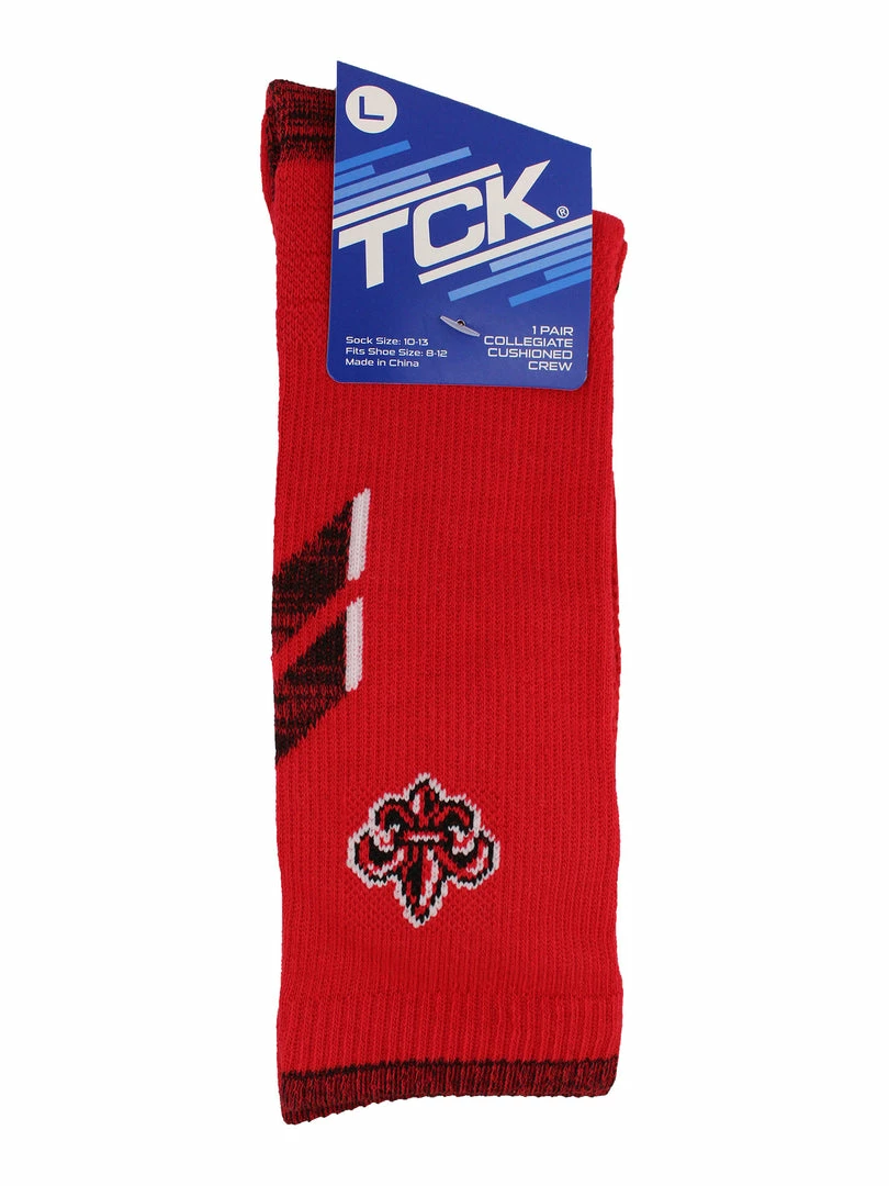 Discount ๐ TCK Louisiana Lafayette Ragin' Cajuns ๐งฆ Socks Champion Crew ๐งฆ Socks All Schools โค๏ธ 4 TCK Louisiana Lafayette Ragin' Cajuns Socks Champion Crew Socks All Schools