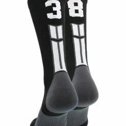 Outlet ๐งจ MadSportsStuff Black Player ID Custom Number Crew ๐งฆ Socks For ๐ Basketball Lacrosse Volleyball Boys And ๐ง Girls Volleyball ๐งฆ Socks ๐ฏ 195 MadSportsStuff Black Player ID Custom Number Crew Socks For Basketball Lacrosse Volleyball Boys And Girls Volleyball Socks