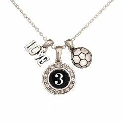 Discount ๐ MadSportsStuff ๐ง Girls Soccer Necklace With Jersey Number (Available In 39 Numbers) โ 47 MadSportsStuff Girls Soccer Necklace With Jersey Number (Available In 39 Numbers)
