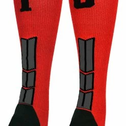 Wholesale π₯° MadSportsStuff βΎ Baseball 𧦠Socks Red And Black Player ID Custom Number Over The Calf 𧦠Socks For π₯ Softball βΎ Baseball Football Boys And π§ Girls π 166 MadSportsStuff Baseball Socks Red And Black Player ID Custom Number Over The Calf Socks For Softball Baseball Football Boys And Girls