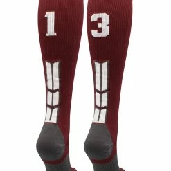 Best Sale ๐ MadSportsStuff Maroon Player ID Custom Number Over The Calf ๐งฆ Socks For ๐ฅ Softball โพ Baseball Football Boys And ๐ง Girls ๐ฅ Softball ๐งฆ Socks ๐ 169 MadSportsStuff Maroon Player ID Custom Number Over The Calf Socks For Softball Baseball Football Boys And Girls Softball Socks