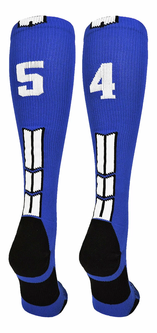 Brand new ๐ฅฐ MadSportsStuff Royal Player ID Custom Number Over The Calf ๐งฆ Socks For ๐ฅ Softball โพ Baseball Football Boys And ๐ง Girls ๐ 26 MadSportsStuff Royal Player ID Custom Number Over The Calf Socks For Softball Baseball Football Boys And Girls