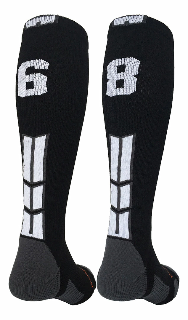 Cheap ๐ฅฐ MadSportsStuff ๐ฅ Softball ๐งฆ Socks Black Player ID Custom Number Over The Calf ๐งฆ Socks For ๐ฅ Softball โพ Baseball Football Boys And ๐ง Girls ๐ 12 MadSportsStuff Softball Socks Black Player ID Custom Number Over The Calf Socks For Softball Baseball Football Boys And Girls