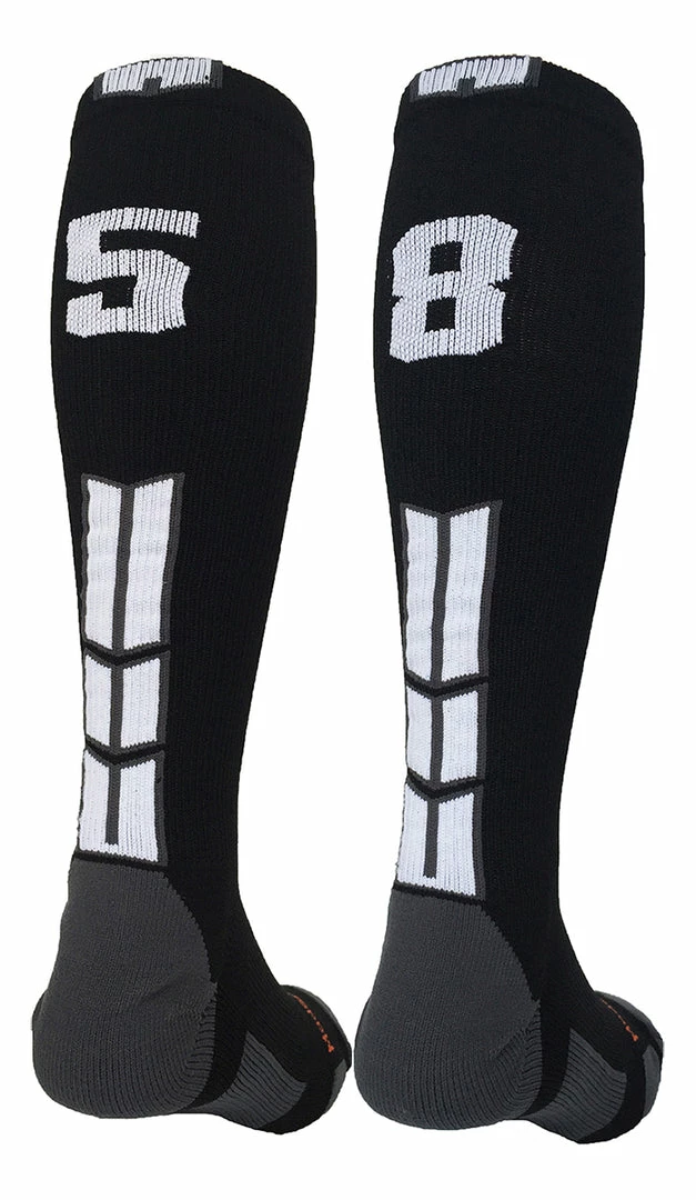 Outlet โ MadSportsStuff ๐ฅ Softball ๐งฆ Socks Black Player ID Custom Number Over The Calf ๐งฆ Socks For ๐ฅ Softball โพ Baseball Football Boys And ๐ง Girls ๐ 22 MadSportsStuff Softball Socks Black Player ID Custom Number Over The Calf Socks For Softball Baseball Football Boys And Girls