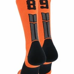 Flash Sale β MadSportsStuff Orange And Black Player ID Custom Number Crew 𧦠Socks For π Basketball Lacrosse Volleyball Boys And π§ Girls β 144 MadSportsStuff Orange And Black Player ID Custom Number Crew Socks For Basketball Lacrosse Volleyball Boys And Girls