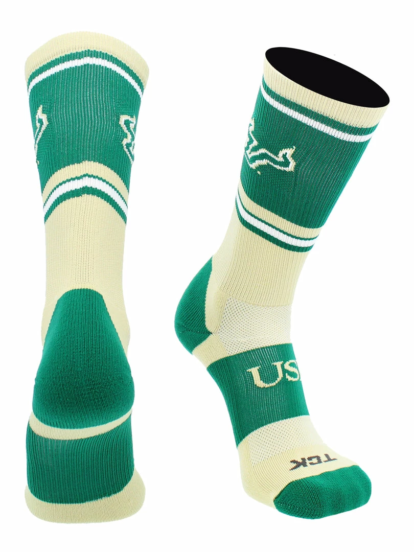 Best deal ๐ TCK Sports University Of South Florida Bulls ๐งฆ Socks Jersey Crew All Schools โค๏ธ 6 TCK Sports University Of South Florida Bulls Socks Jersey Crew All Schools