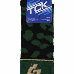 TCK All Schools Cal Poly Mustangs Socks Womens Savage Crew Socks