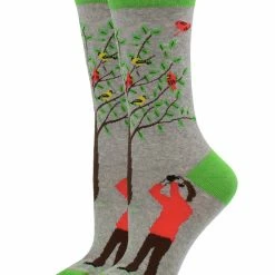 WHD Bird Watcher Socks For Women Gift For Bird Lovers