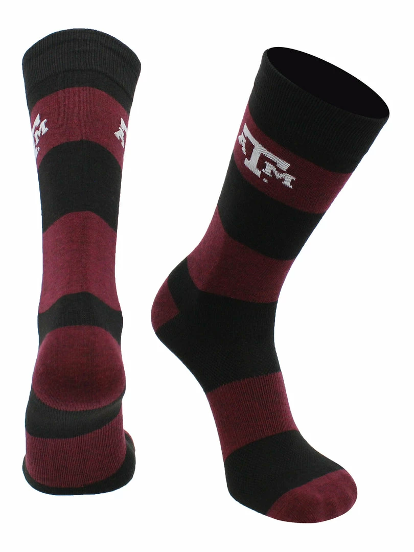 Cheap ๐ฅ TCK Texas A&M Aggies ๐งฆ Socks Game Day Striped Crew ๐งฆ Socks ๐ 5 TCK Texas A&M Aggies Socks Game Day Striped Crew Socks