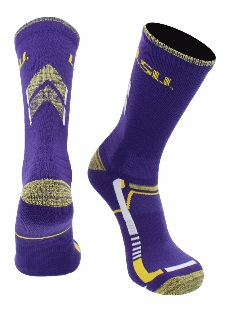 Best reviews of ๐ TCK All Schools LSU Tigers ๐งฆ Socks Louisiana State University Tigers Champion Crew ๐งฆ Socks โจ 5 TCK All Schools LSU Tigers Socks Louisiana State University Tigers Champion Crew Socks