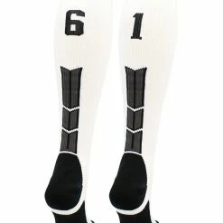Flash Sale ๐ MadSportsStuff White Player ID Custom Number Over The Calf ๐งฆ Socks For ๐ฅ Softball โพ Baseball Football Boys And ๐ง Girls ๐ฅ Softball ๐งฆ Socks ๐ 122 MadSportsStuff White Player ID Custom Number Over The Calf Socks For Softball Baseball Football Boys And Girls Softball Socks