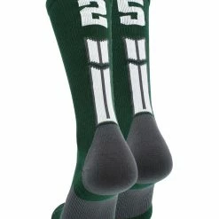 Buy โ๏ธ MadSportsStuff Dark Green Player ID Custom Number Crew ๐งฆ Socks For ๐ Basketball Lacrosse Volleyball Boys And ๐ง Girls ๐ 185 MadSportsStuff Dark Green Player ID Custom Number Crew Socks For Basketball Lacrosse Volleyball Boys And Girls