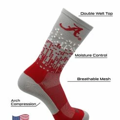 Best deal ๐คฉ TCK Alabama Crimson Tide ๐งฆ Socks Downtown Crew ๐ 9 TCK Alabama Crimson Tide Socks Downtown Crew