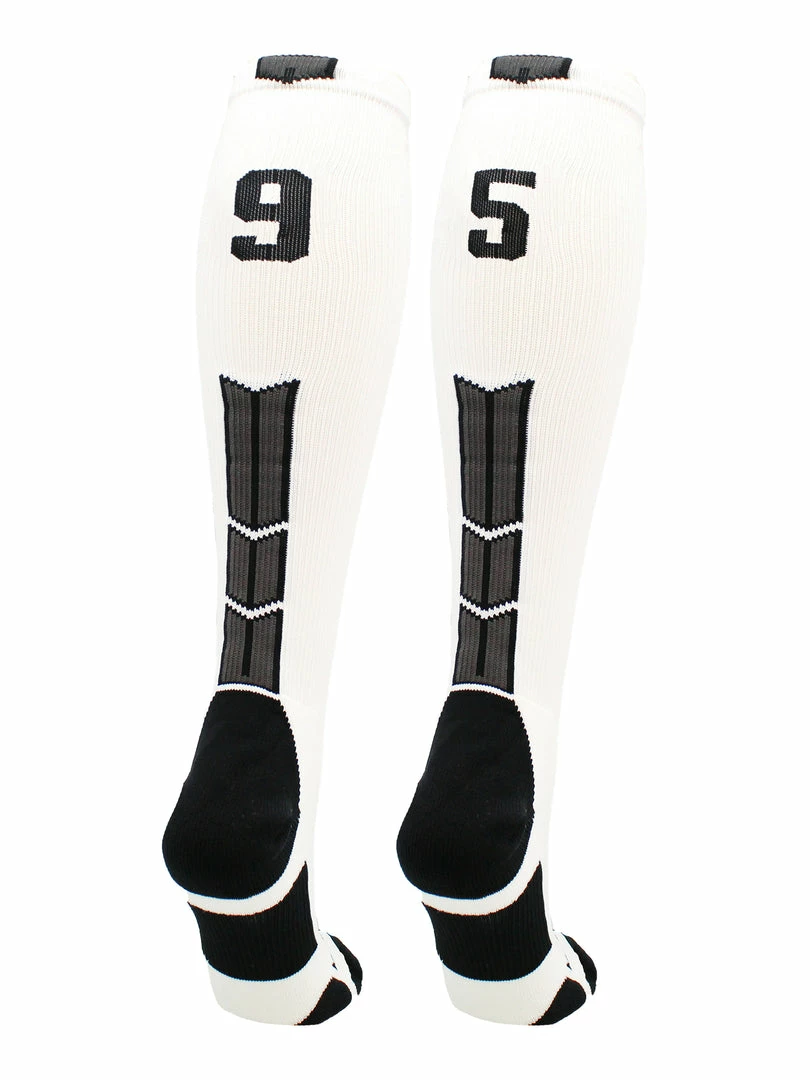 Best Sale โจ MadSportsStuff ๐ฅ Softball ๐งฆ Socks White Player ID Custom Number Over The Calf ๐งฆ Socks For ๐ฅ Softball โพ Baseball Football Boys And ๐ง Girls ๐งจ 34 MadSportsStuff Softball Socks White Player ID Custom Number Over The Calf Socks For Softball Baseball Football Boys And Girls