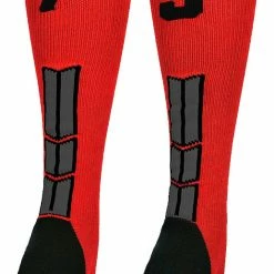 Wholesale π₯° MadSportsStuff βΎ Baseball 𧦠Socks Red And Black Player ID Custom Number Over The Calf 𧦠Socks For π₯ Softball βΎ Baseball Football Boys And π§ Girls π 134 MadSportsStuff Baseball Socks Red And Black Player ID Custom Number Over The Calf Socks For Softball Baseball Football Boys And Girls
