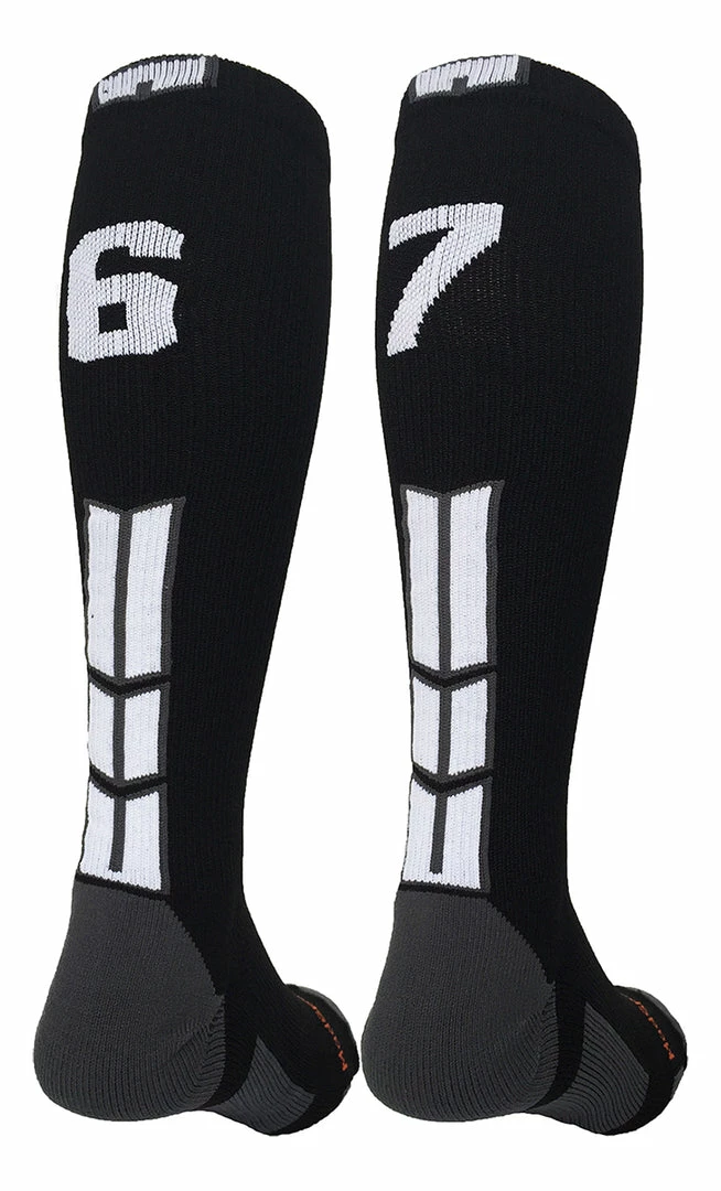 Cheap ๐ฅฐ MadSportsStuff ๐ฅ Softball ๐งฆ Socks Black Player ID Custom Number Over The Calf ๐งฆ Socks For ๐ฅ Softball โพ Baseball Football Boys And ๐ง Girls ๐ 13 MadSportsStuff Softball Socks Black Player ID Custom Number Over The Calf Socks For Softball Baseball Football Boys And Girls