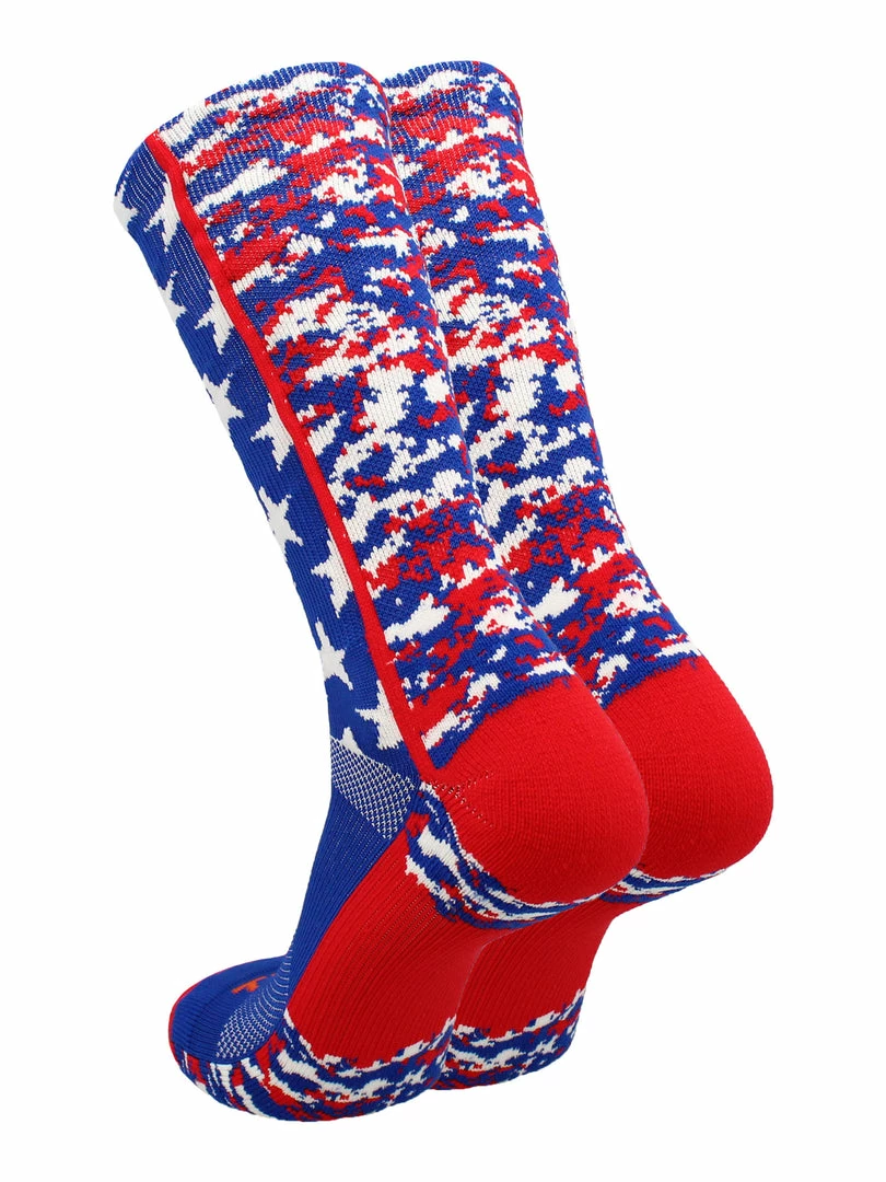 Best reviews of โ๏ธ TCK Digi Camo USA American Flag ๐งฆ Socks Crew Length ๐ Basketball Football Lacrosse Volleyball โค๏ธ 2 TCK Digi Camo USA American Flag Socks Crew Length Basketball Football Lacrosse Volleyball