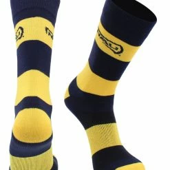 TCK All Schools NAU Northern Arizona Lumberjacks Socks Game Day Striped Crew Socks