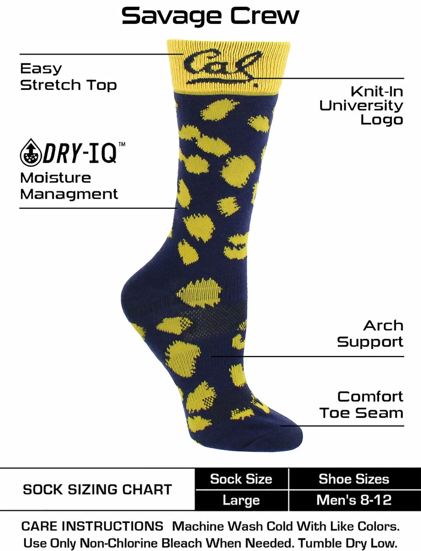 Top 10 ๐ TCK All Schools Cal Bears ๐งฆ Socks ๐ฉ Womens Savage Crew ๐งฆ Socks Cal Berkeley ๐ 3 TCK All Schools Cal Bears Socks Womens Savage Crew Socks Cal Berkeley