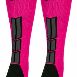 Discount ๐ฅ MadSportsStuff Neon Pink And Black Player ID Custom Number Over The Calf ๐งฆ Socks For ๐ฅ Softball โพ Baseball Football Boys And ๐ง Girls โพ Baseball ๐งฆ Socks ๐ 119 MadSportsStuff Neon Pink And Black Player ID Custom Number Over The Calf Socks For Softball Baseball Football Boys And Girls Baseball Socks