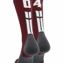Best deal ๐คฉ MadSportsStuff Maroon Player ID Custom Number Crew ๐งฆ Socks For ๐ Basketball Lacrosse Volleyball Boys And ๐ง Girls ๐งจ 178 MadSportsStuff Maroon Player ID Custom Number Crew Socks For Basketball Lacrosse Volleyball Boys And Girls