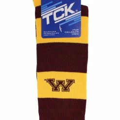 Discount ๐ TCK Minnesota Golden Gophers ๐งฆ Socks Game Day Striped Crew ๐งฆ Socks ๐ 8 TCK Minnesota Golden Gophers Socks Game Day Striped Crew Socks