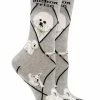 WHD Crazy Socks - Crew Bichon Socks For Women Gift For Dog Lovers