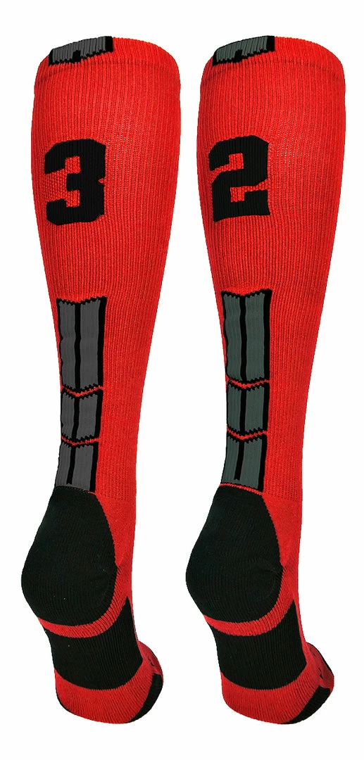 Wholesale π₯° MadSportsStuff βΎ Baseball 𧦠Socks Red And Black Player ID Custom Number Over The Calf 𧦠Socks For π₯ Softball βΎ Baseball Football Boys And π§ Girls π 98 MadSportsStuff Baseball Socks Red And Black Player ID Custom Number Over The Calf Socks For Softball Baseball Football Boys And Girls