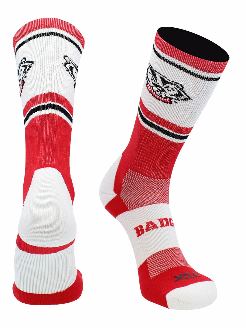 New 🔥 TCK Wisconsin Badgers Jersey Crew 🧦 Socks ⭐ 1 TCK Wisconsin Badgers Jersey Crew Socks