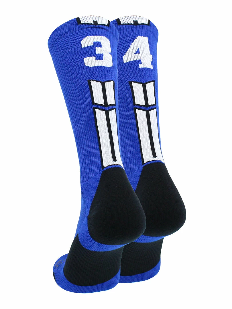 Flash Sale ๐ MadSportsStuff Volleyball ๐งฆ Socks Royal Player ID Custom Number Crew ๐งฆ Socks For ๐ Basketball Lacrosse Volleyball Boys And ๐ง Girls โจ 95 MadSportsStuff Volleyball Socks Royal Player ID Custom Number Crew Socks For Basketball Lacrosse Volleyball Boys And Girls